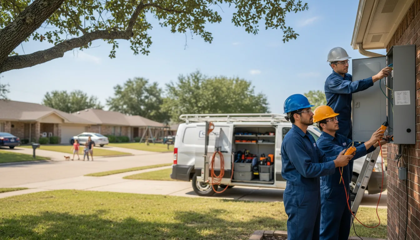 Certified electrician providing emergency electrical services in Spanishburg, WV